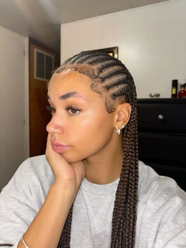 Simple Fulani Braids