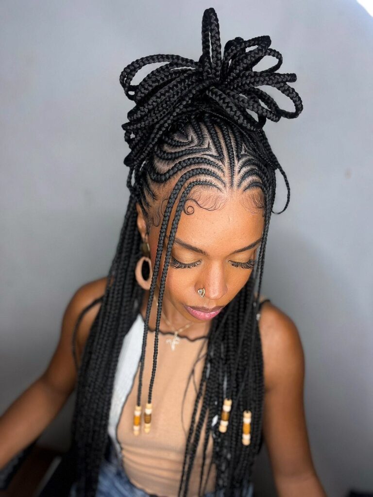 Simple Fulani Braids