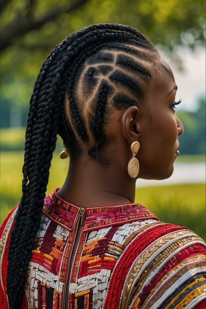 Simple Fulani Braids