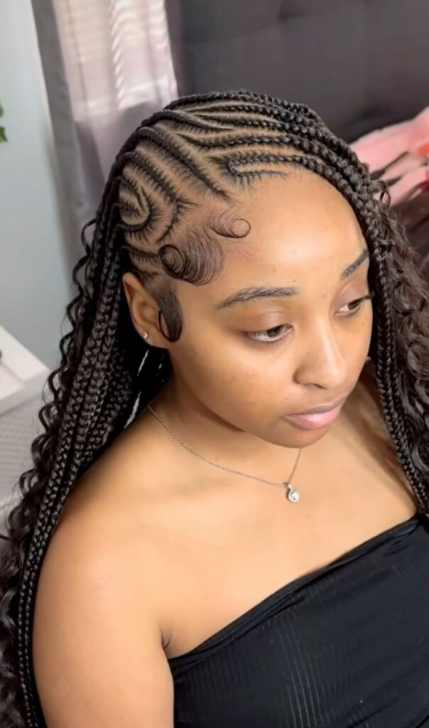 Simple Fulani Braids