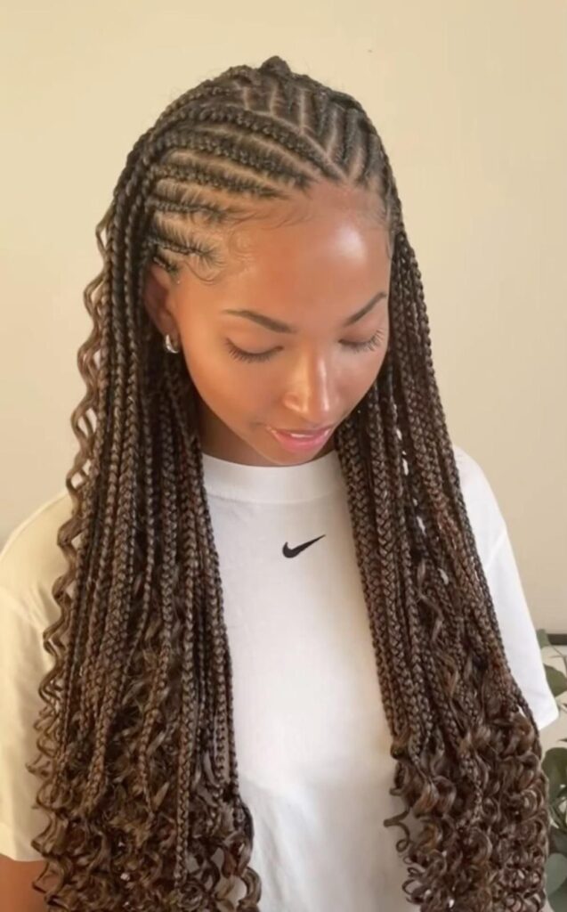 Simple Fulani Braids