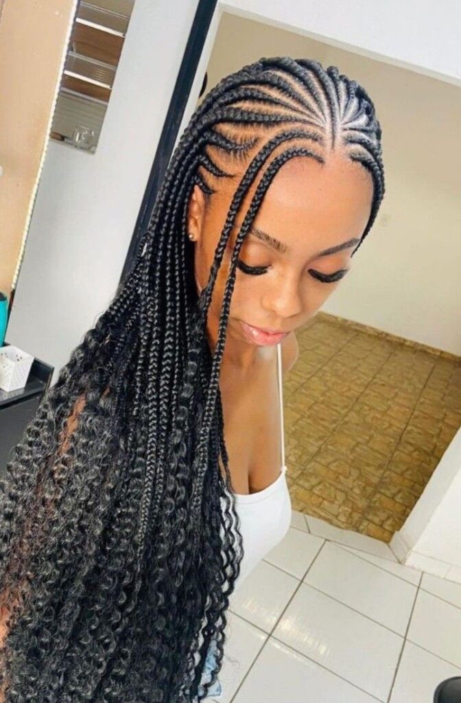 Simple Fulani Braids
