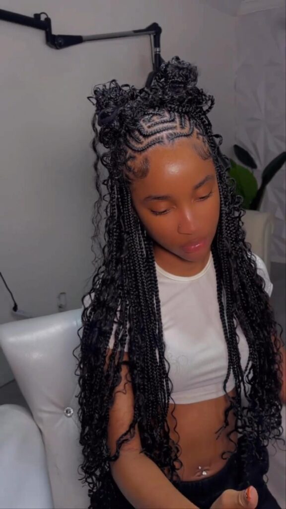 Simple Fulani Braids