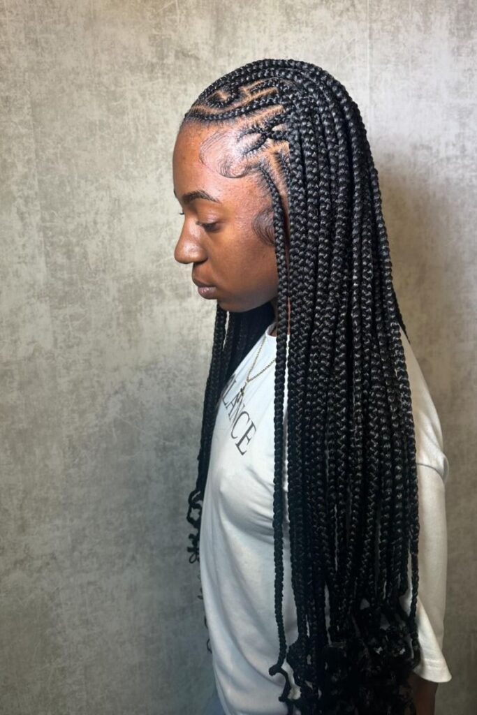 Simple Fulani Braids
