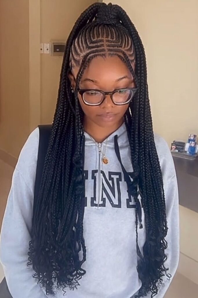 Simple Fulani Braids