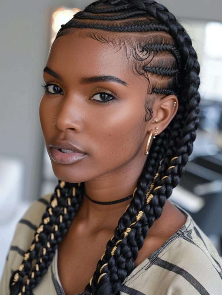 Simple Fulani Braids
