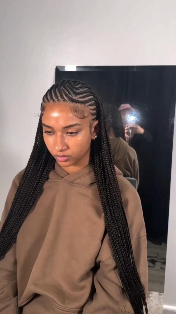 Simple Fulani Braids