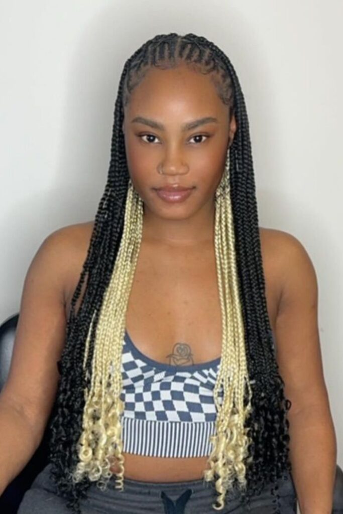 Simple Fulani Braids