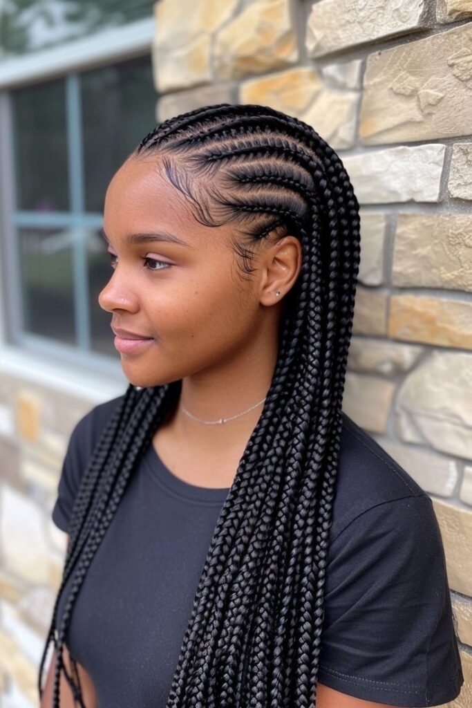 Simple Fulani Braids
