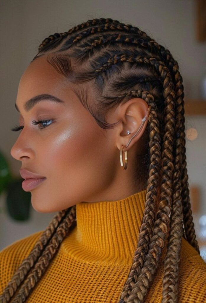 Simple Fulani Braids