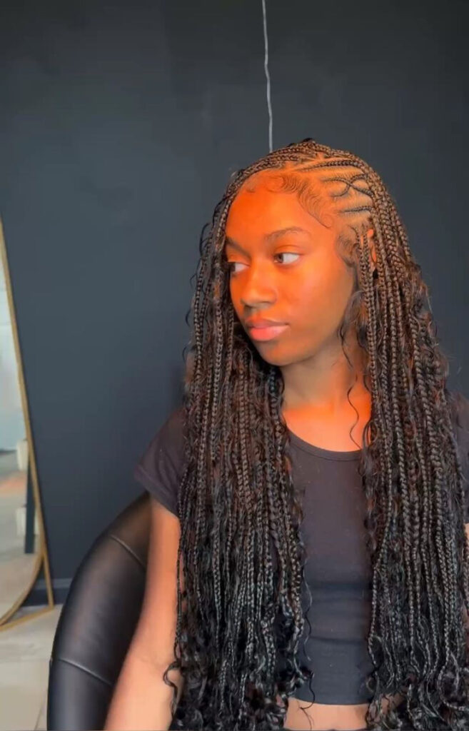 Simple Fulani Braids