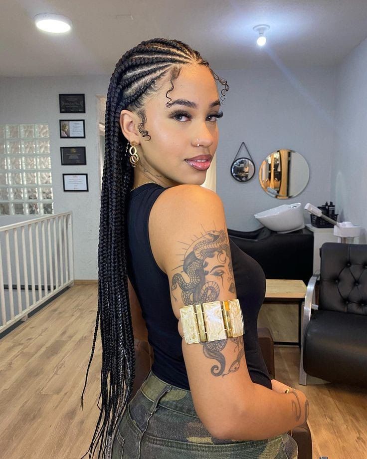 Simple Fulani Braids