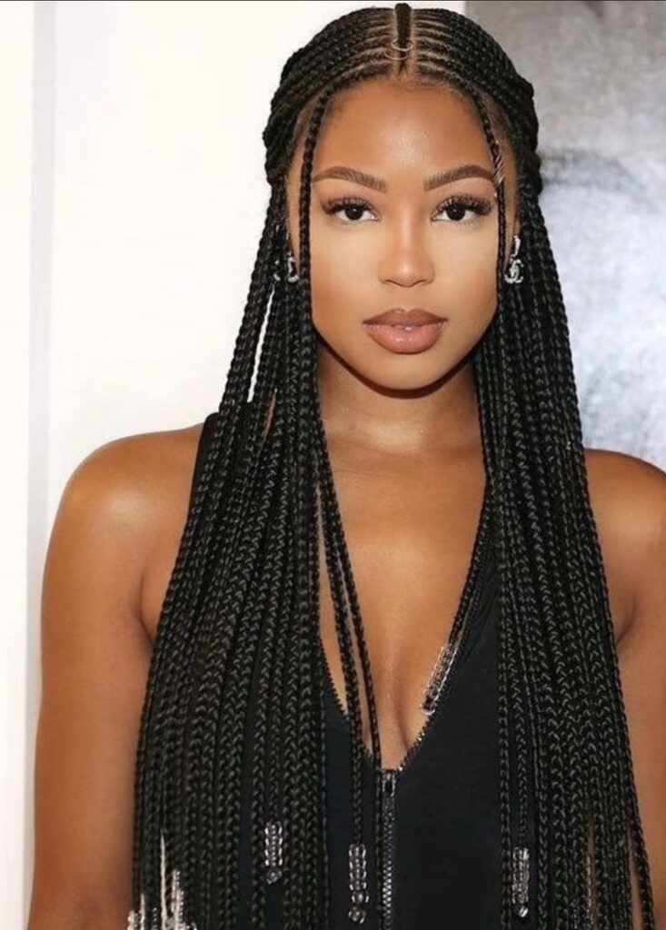 Simple Fulani Braids