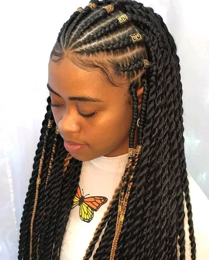 Simple Fulani Braids