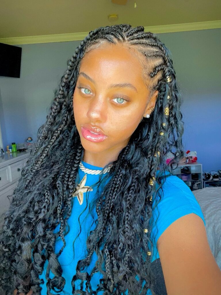 Simple Fulani Braids